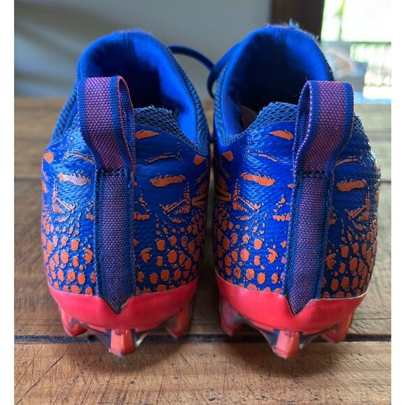 Nike‎ Vapor Untouchable Pro Football Cleats Orange Blue Snake 880407-408 Size 11 - Picture 9 of 16